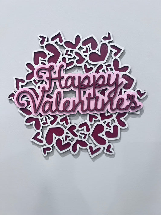 Happy Valentine’s Wooden Sign